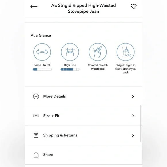 Strigid Ripped High Wasted Stovepipe Jeans - 10 - American Eagle - Picture 13 of 13